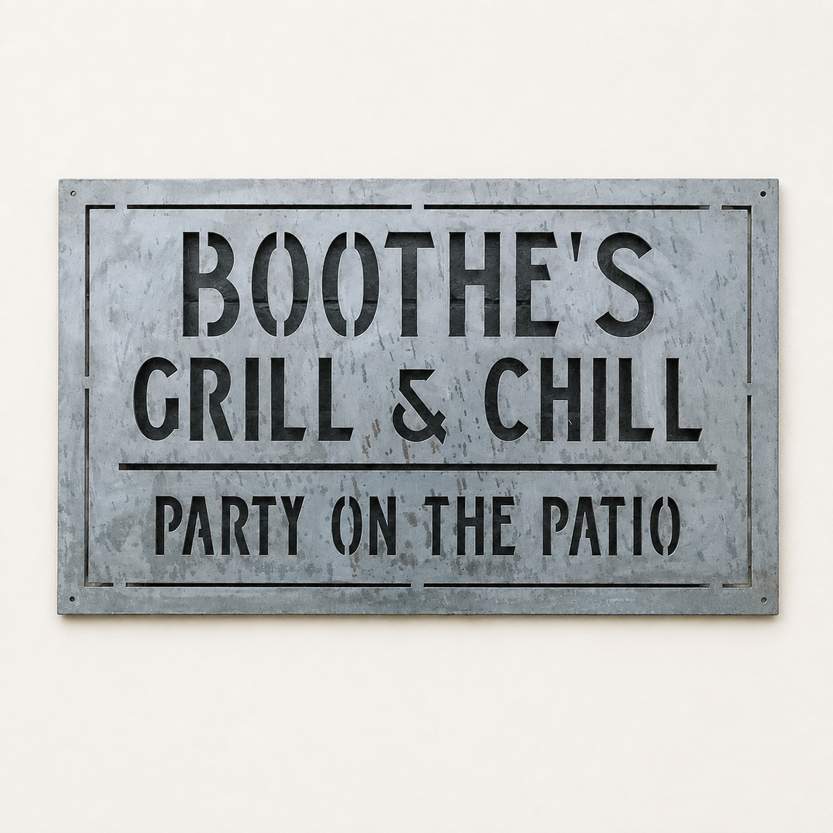Personalized Grill & Chill BBQ Sign |Neonic sign