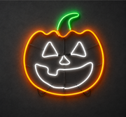Halloween Pumpkin LED Neon Sign – Jack-O'-Lantern Decor