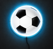 Soccer Ball LED Neon Sign – Football Wall Decor for Game Rooms