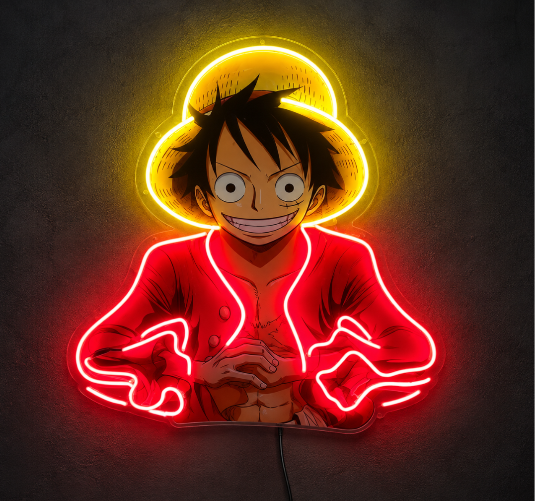 Luffy One Piece LED Neon Sign