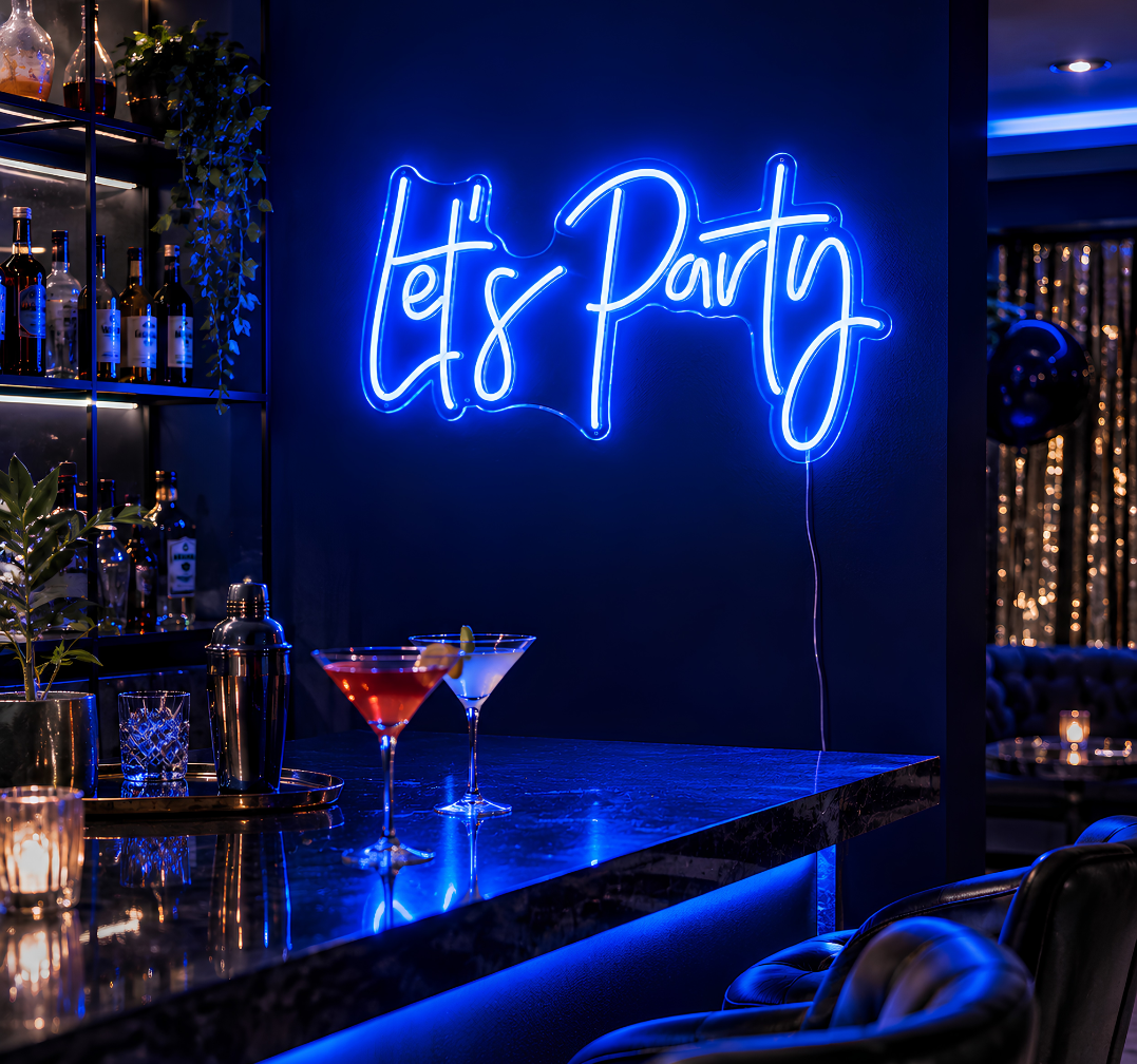 Let's Party Neon Sign