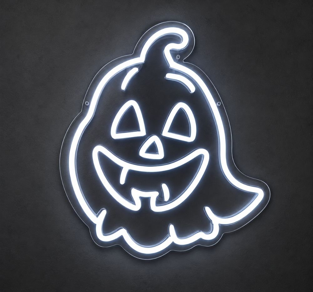 Halloween Witch Hat Neon Sign – Spooky Red LED Wall Decor