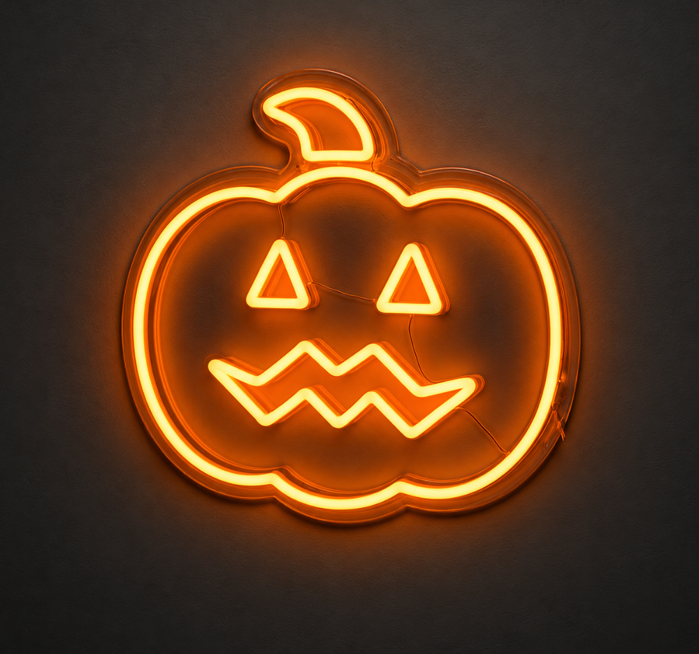 Pumpkin Halloween Neon Sign – LED Wall Decor