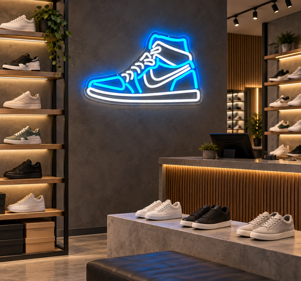 Nike Sneaker Neon Sign – LED Shoe Wall Decor