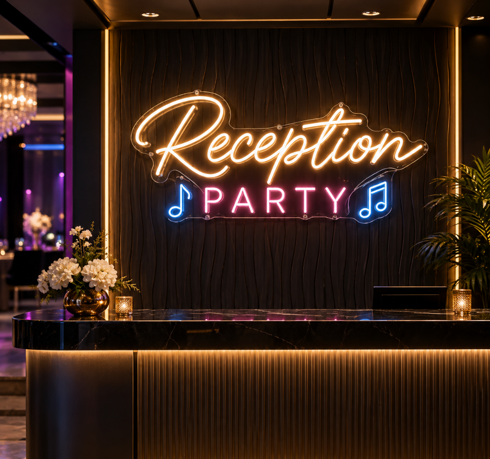 Reception Party Neon Sign Event Décor