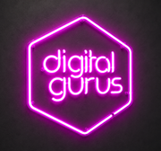 Digital Gurus Neon Sign – Pink LED Office & Creative Studio Wall Decor