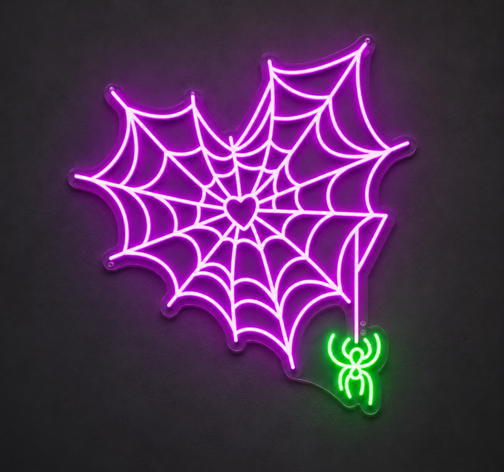 Halloween Witch Hat Neon Sign – Spooky Red LED Wall Decor
