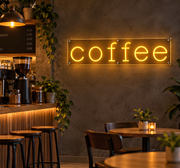 Coffee Neon Sign – LED Cafe and Coffee Shop Decor