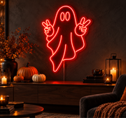 Happy Halloween Quote Neon Sign