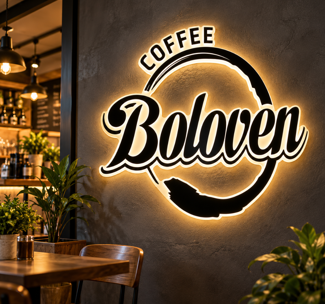 Coffee Boloen LED Backlit Sign – Cafe & Coffee Shop Decor