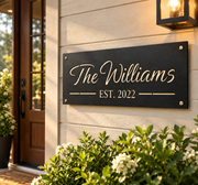 The Williams EST. 2022 Illuminated Family Name Wall Sign