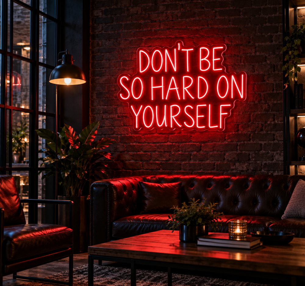 Glowneon Motivation Quote Neon Sign – Long-Lasting LED Home Decor