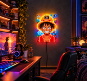 Luffy UV Printed LED Neon Sign