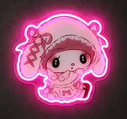 Mini Kawaii Patterns UV Printing Art Neon Sign