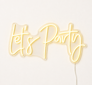 Let's Party Neon Sign