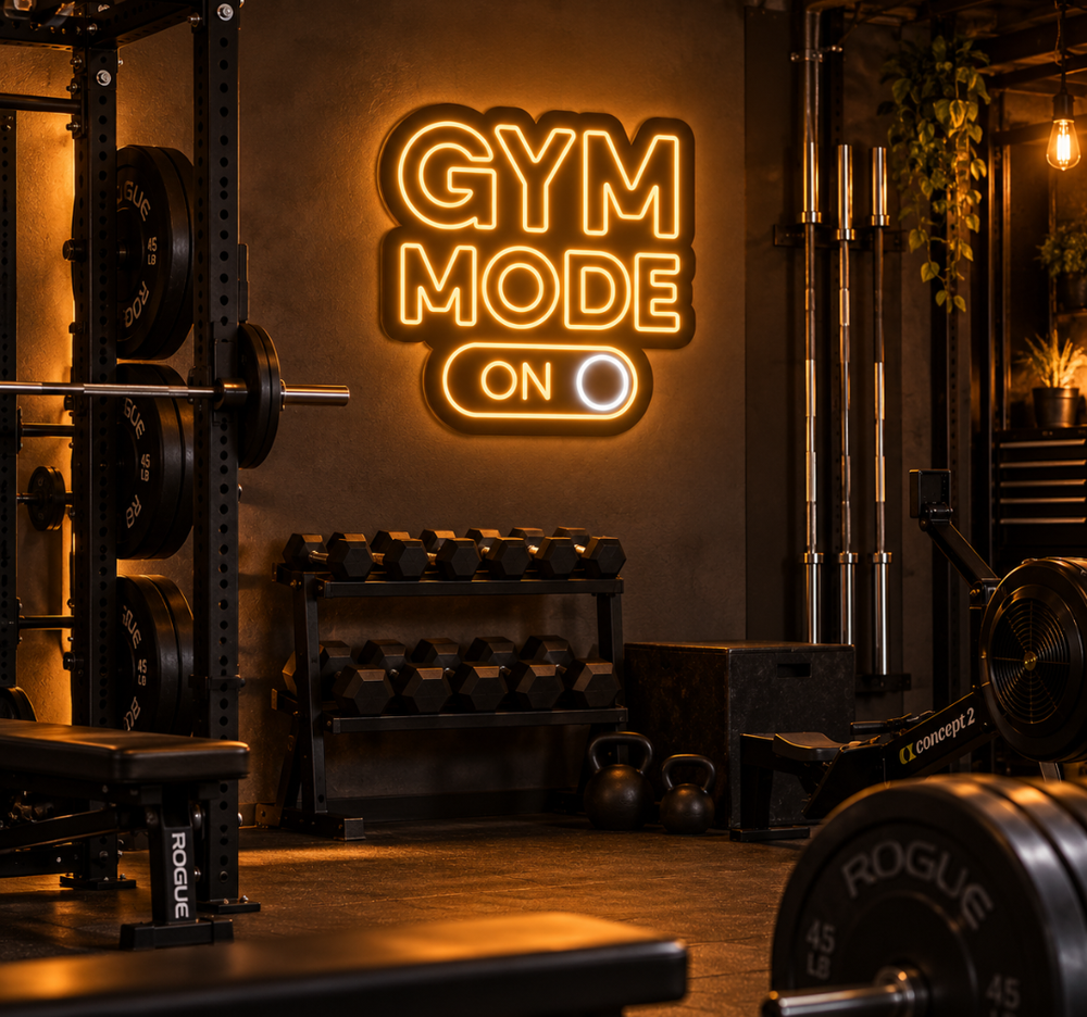 Gym Mode On GYM Neon Neon Lights for GYM