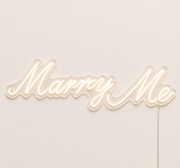 Custom Marry Me Neon Sign – Wedding Reception & Proposal LED Decor