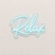 Relax Neon Sign – LED Script Wall Decor