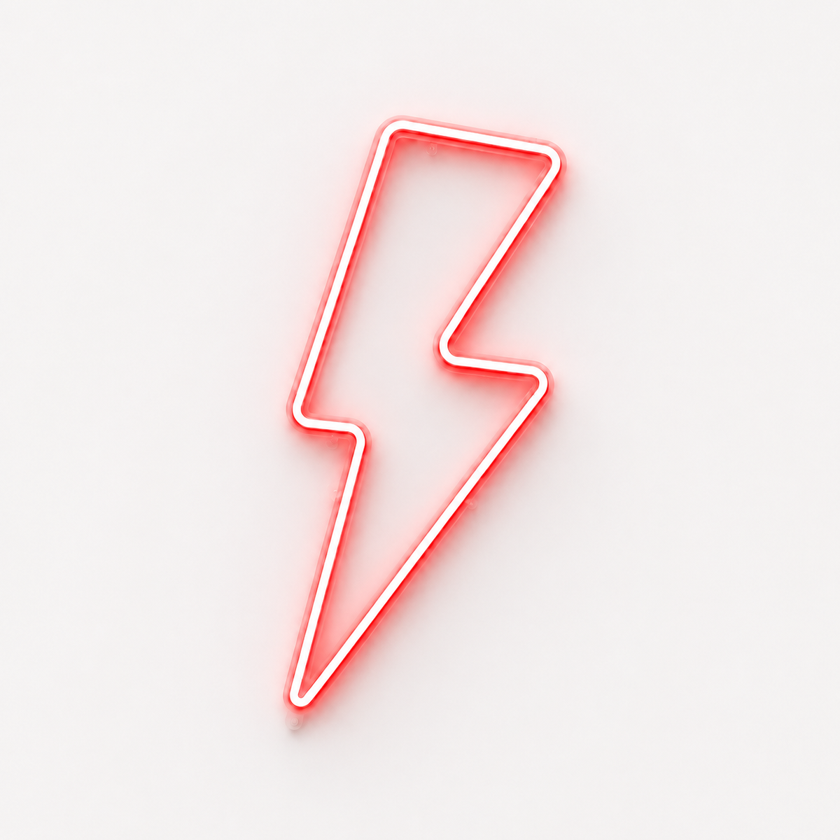 Lightning Bolt Neon Sign – LED Wall Decor with Free Dimmer