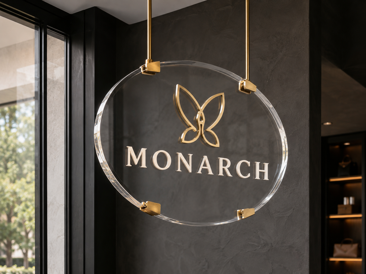 Clear Acrylic Signs