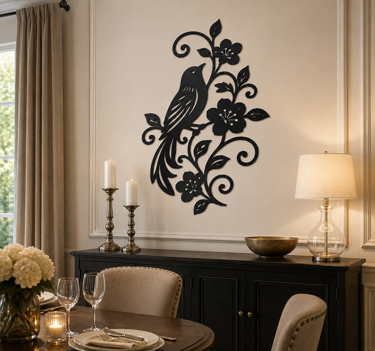 TYFYO Bird Metal Wall Art | Neonic Sign