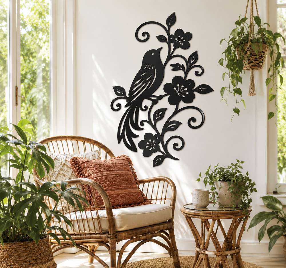 TYFYO Bird Metal Wall Art | Neonic Sign