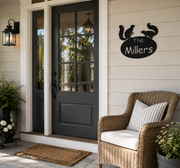 Personalized Squirrel Metal Sign | Neonic sign