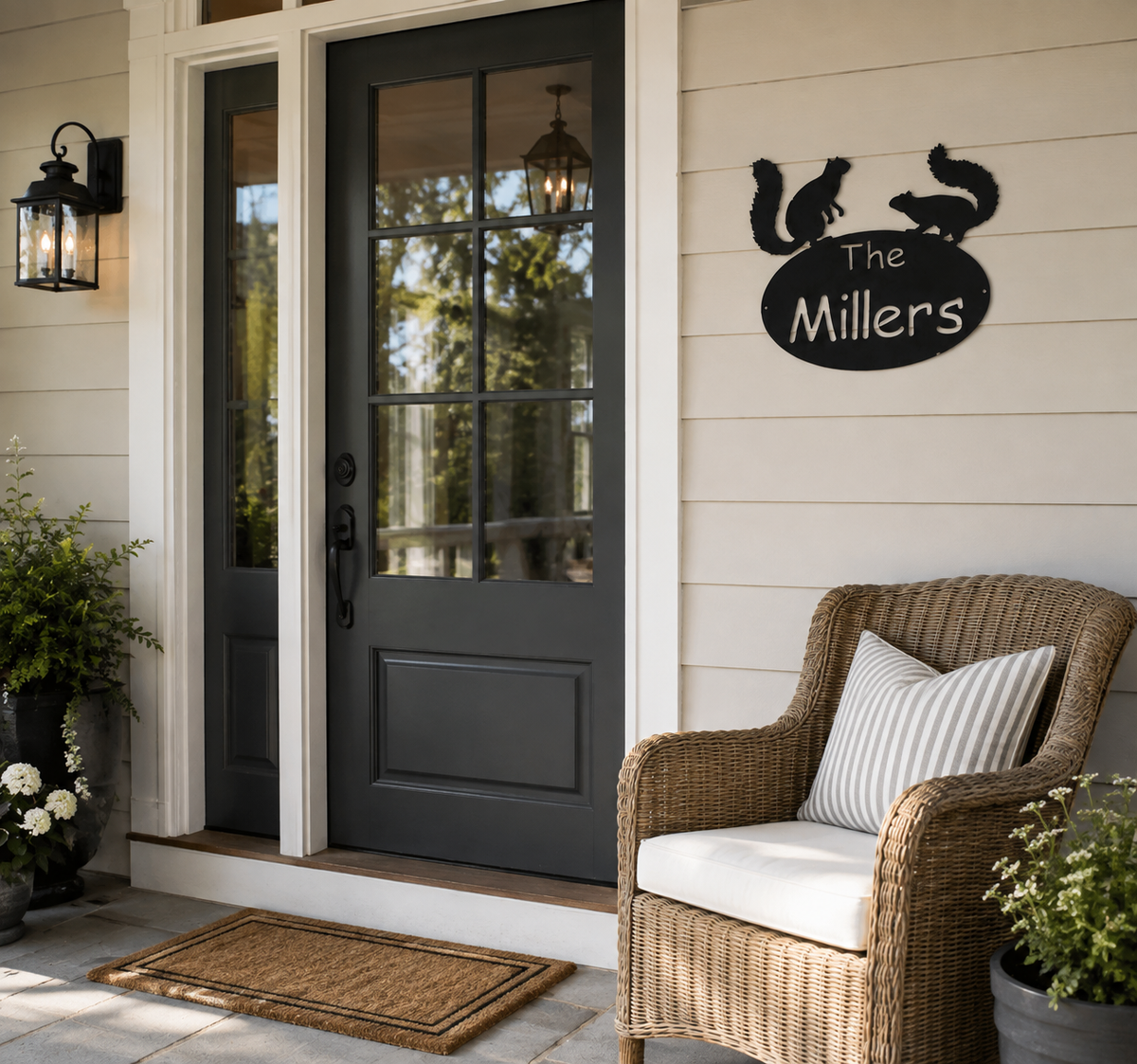 Personalized Squirrel Metal Sign | Neonic sign