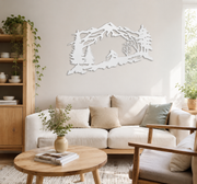 Mountain Skier | Neonic Sign