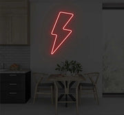 Lightning Bolt Neon Sign – LED Wall Decor with Free Dimmer