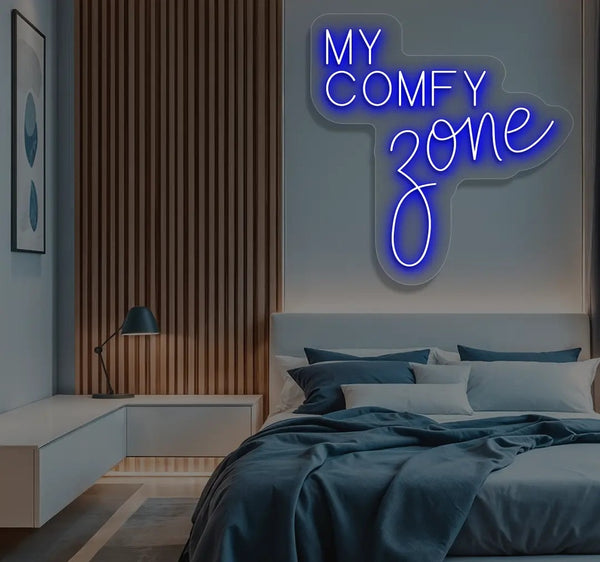 My Comfy Zone Neon Sign | LED Bedroom Wall Decor