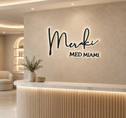 3D Metal Backlit Storefront Sign | Neonic Sign