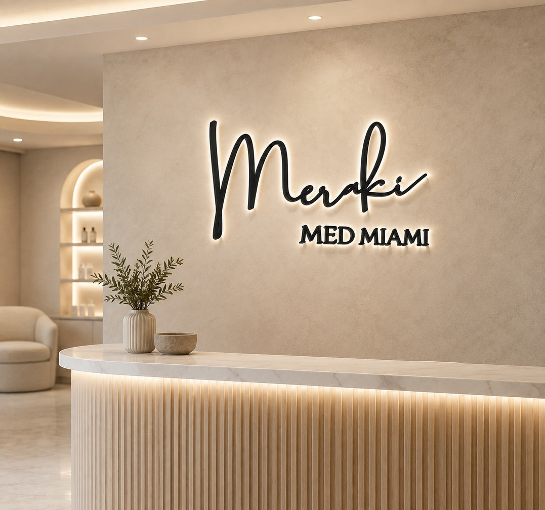 3D Metal Backlit Storefront Sign | Neonic Sign