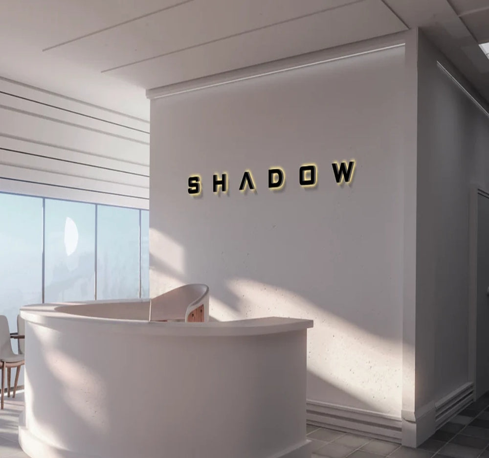 Shadow Reception 3D Logo Sign | Neonic Sign